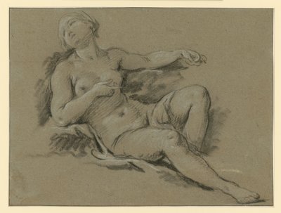 Figura de nu feminino deitada de François Boucher