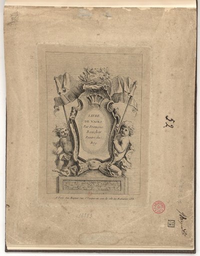 Livro de vasos, de François Boucher de François Boucher