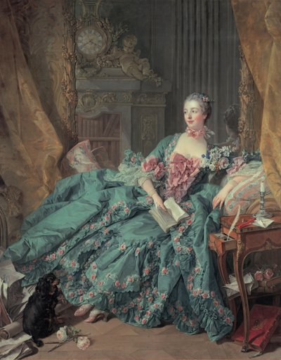 Retrato da Madame de Pompadour de François Boucher