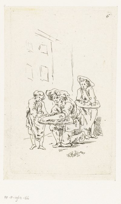 Dois vendedores ambulantes de François Boucher