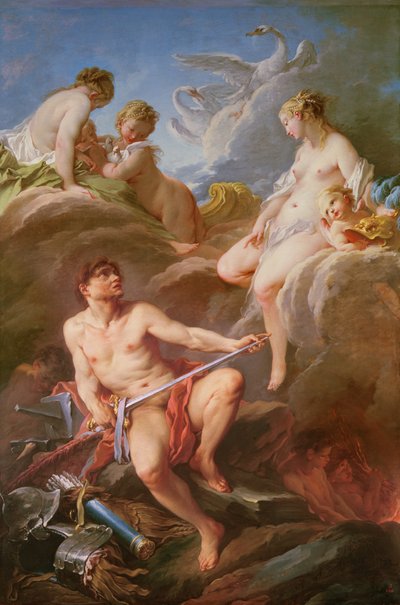 Vênus pedindo a Vulcano a armadura de Enéias de François Boucher