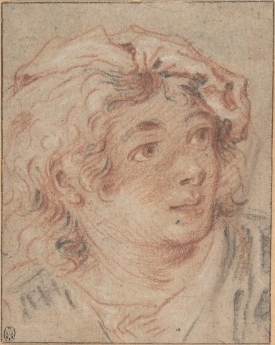 Jovem com uma boina de François Boucher