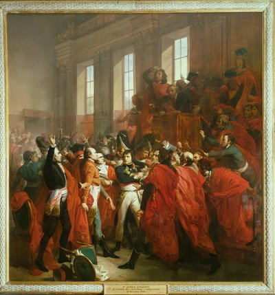 O general Bonaparte no Conselho dos Quinhentos em Saint-Cloud ... de Francois Bouchot
