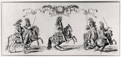 Carrossel para Louis XIV (1639-1715) c.1662 de Francois Chauveau