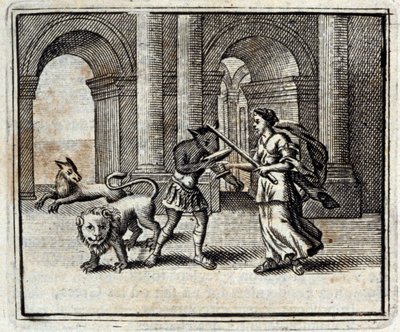 Os Companheiros de Ulisses. Fábulas de Jean de La Fontaine (1621-95). Ilustração de François Chauveau (1613-1676). Edição de 1728. de Francois Chauveau