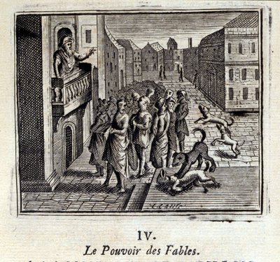 O Poder das Fábulas. Fábulas de Jean de La Fontaine (1621-95). Ilustração de François Chauveau (1613-1676). Edição de 1728. de Francois Chauveau
