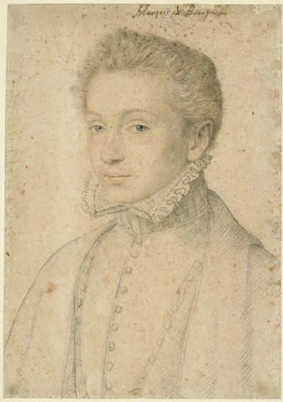 Retrato de Henri de Bourbon, marquês de Beaupréau de François Clouet