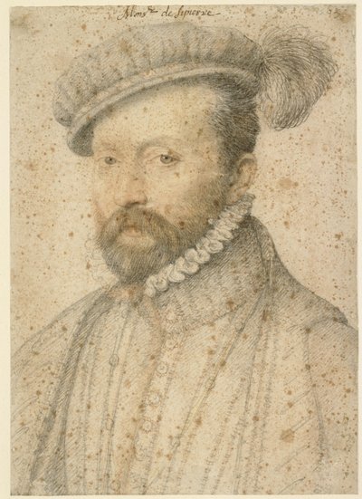 Retrato de Philibert de Marcilly, senhor de Sipierre de François Clouet