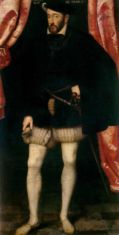 Retrato de Henri II da França de François Clouet