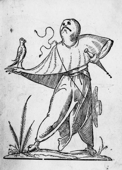 Ilustração de &39;Os Sonhos Humorísticos de Pantagruel&39; de Francois Desprez, publicada em 1565 de Francois Desprez