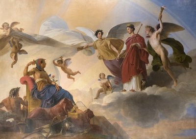 O estudo e Genia dedicam o Egito antigo à Grécia de Francois Edouard Picot