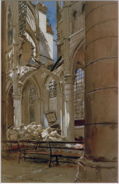 Soissons, 18 de maio de 1915 de Francois Flameng