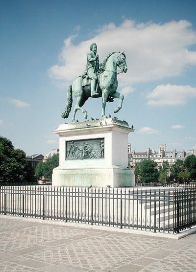 Estátua equestre de Henri IV (1553-1610) 1818 (bronze) de Francois Frederic Lemot