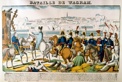 Batalha de Wagram, 1809, c1835 de Francois Georgin