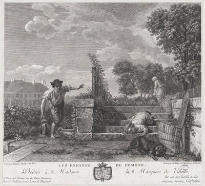 Os Filhos de Pomona, 1778. de Francois Godefroy