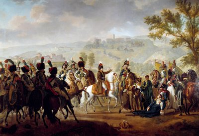 Morte da Causa Geral na Batalha de Dego na presença de Bonaparte 16 de abril de Francois Henri Mulard