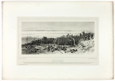 Captura do Bastião n.º 9, de Recordações de Itália: A Expedição a Roma de Francois Hippolyte Lalaisse