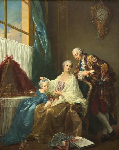 Retrato de família de Francois Hubert Drouais
