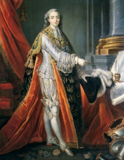 Retrato de Charles X de Bourbon (óleo sobre tela) de Francois Hubert Drouais