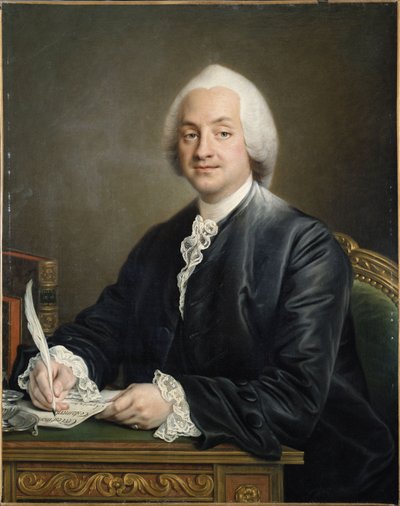 Retrato de Denis Paul Le Pot de la Fontaine. 1772 de Francois Hubert Drouais