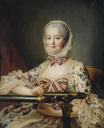 Retrato da Marquesa de Pompadour 1721-1764 de Francois Hubert Drouais