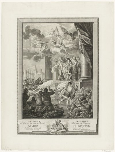 A Clemência de José II, gravada por Mathias de Sallieth de Francois Joseph Pfeiffer