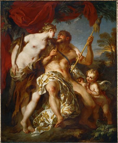 Hércules e Omphale ... de François Lemoyne