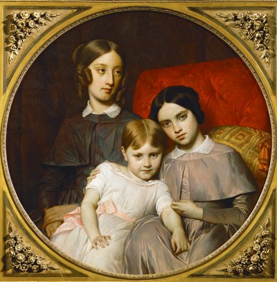 As três filhas de Alphonse Jacob Desmalter ... de Francois Leon Benouville