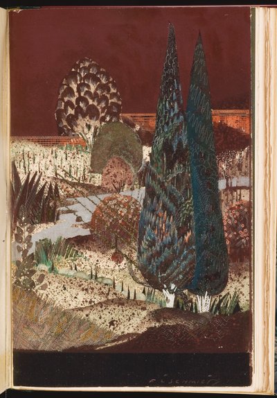 Ilustração de &39;The Song of Solomon&39; de Francois Louis (after) Schmied