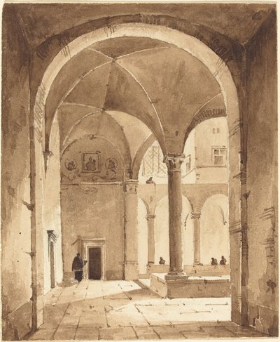 Um Claustro de Francois Marius Granet
