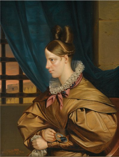 A Duquesa de Berry (Marie Caroline de Bourbon Siciles de Francois Nicholas Riss