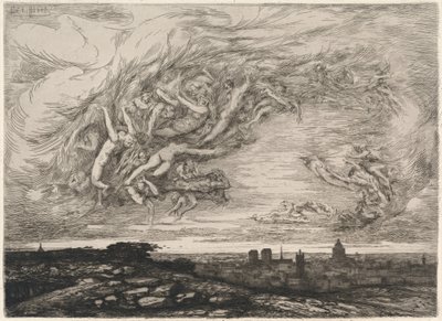 Cólera em Paris de Francois Nicolas Chifflart