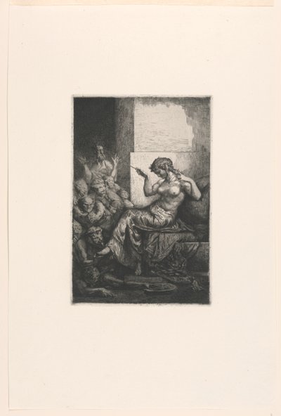 Cleópatra (?) de Francois Nicolas Chifflart