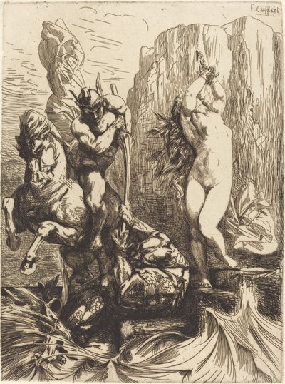 Perseu e Andrômeda de Francois Nicolas Chifflart