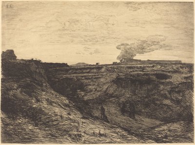 Pedreira perto de Montmartre de Francois Nicolas Chifflart