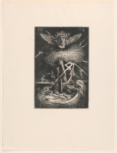 Página de título para "Doze gravuras" de Francois Nicolas Chifflart