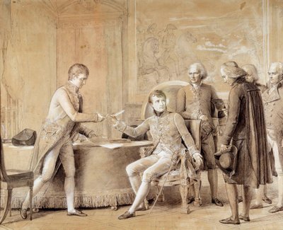 Assinatura da Concordata entre a França e o Saint Siege pelo Primeiro Cônsul em 15 de julho de Baron François Pascal Simon Gérard