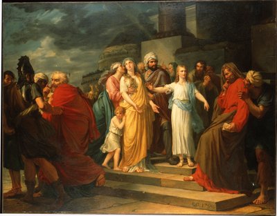Daniel provando a inocência de Susanna de Francois Pascal Simon Gerard