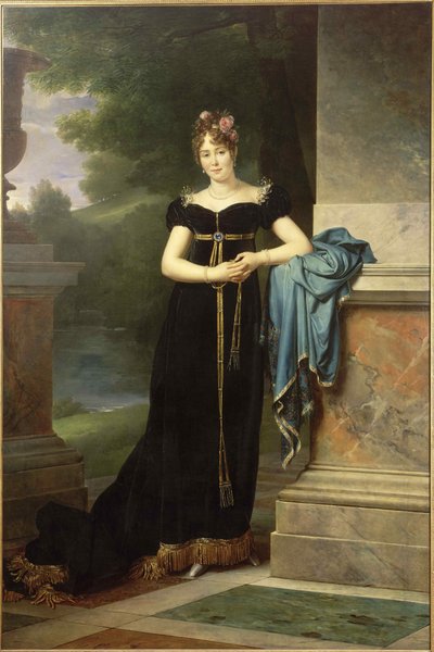 Retrato da Condessa Marie Walewska 1786-1817, c. 1810. de Francois Pascal Simon Gerard