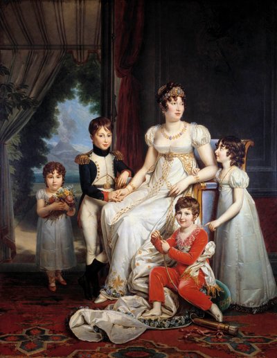 Retrato de Marie-Annonciade, também conhecida como Caroline Bonaparte de Francois Pascal Simon Gerard