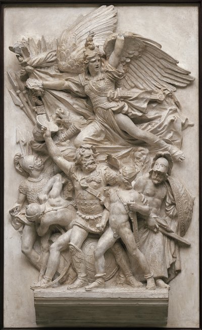 Partida dos Voluntários de 1792 (A Marselhesa) c.1835 (gesso) de Francois Rude