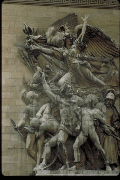 A partida dos voluntários de 1792 de Francois Rude