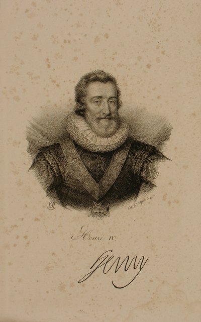 Henri IV (1553-1610) da França de Francois Seraphin Delpech