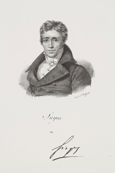 Retrato de Emmanuel Joseph Sieyès de Francois Seraphin Delpech