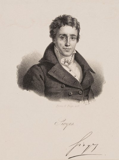 Retrato de Emmanuel Joseph Sieyès de Francois Seraphin Delpech