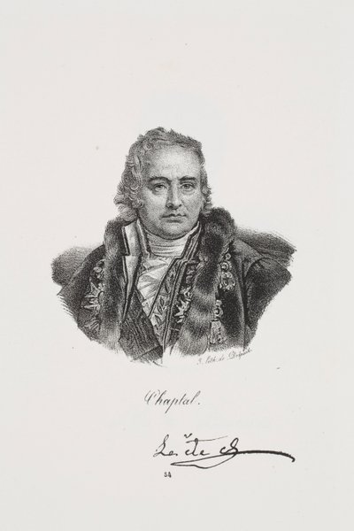 Retrato de Jean Antoine Chaptal de Francois Seraphin Delpech