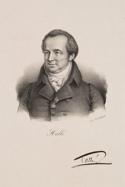 Retrato de Karl Halle de Francois Seraphin Delpech