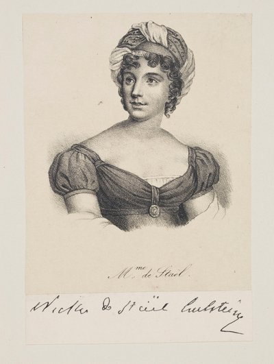 Retrato de Madame de Staël de Francois Seraphin Delpech