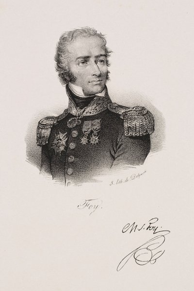 Retrato de Maximilien Sébastien Foy de Francois Seraphin Delpech