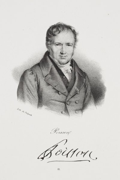 Retrato de Siméon Denis Poisson de Francois Seraphin Delpech